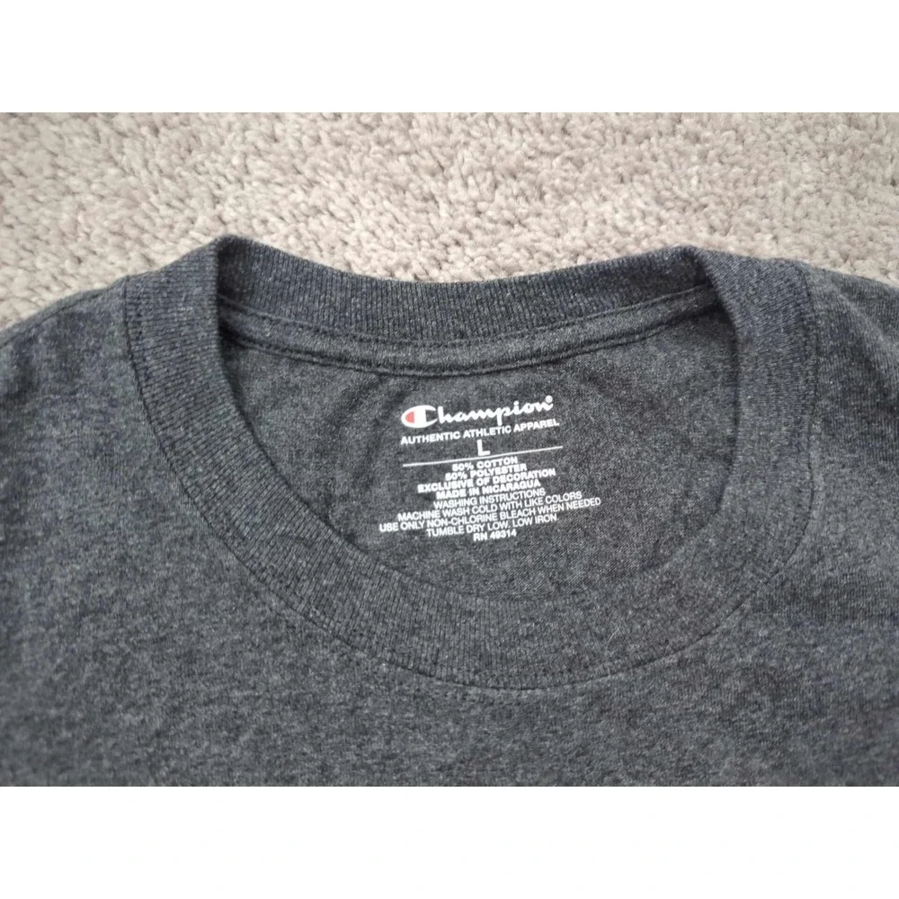 Dalls Baptist‎ University T Shirt Mens Large Gray Short Sleeve NCAA Champion - Picture 4 of 7